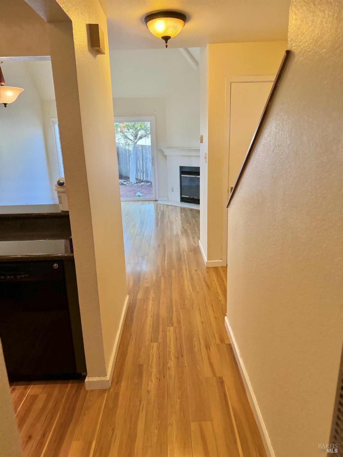 7086 Fircrest Avenue Sebastopol, CA 95472 - Photo 33 of 62 a view of a hallway and wooden floor