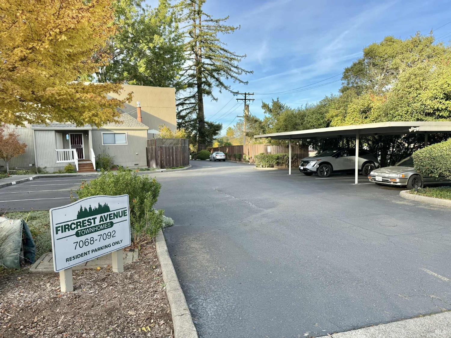 7086 Fircrest Avenue Sebastopol, CA 95472 - Photo 49 of 62 a view of a car park in front of house