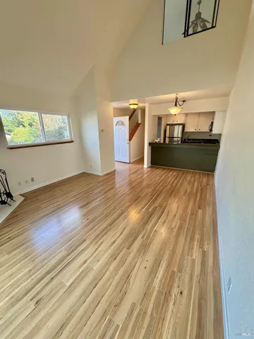 a view of kitchen and utility room