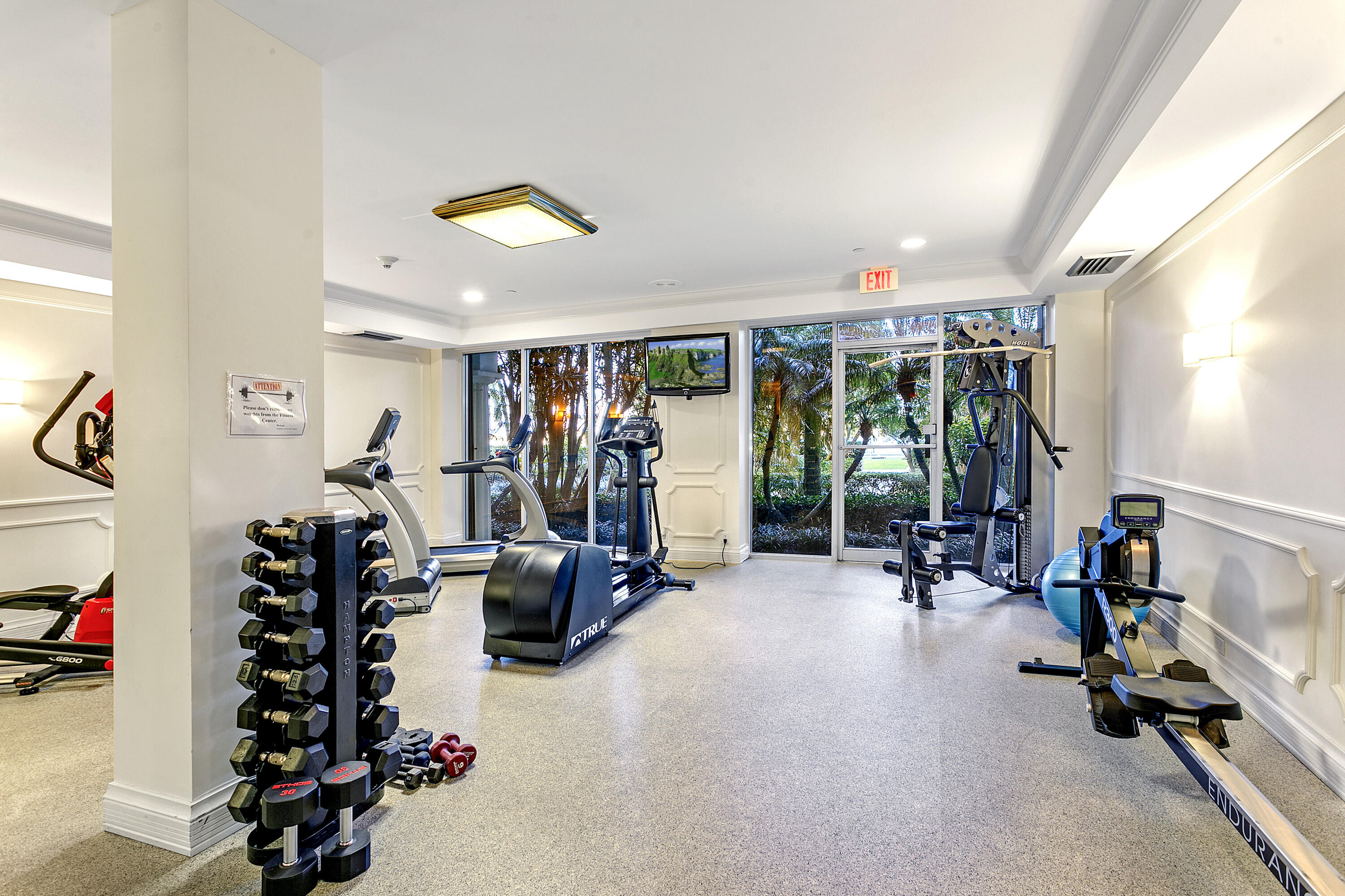 1801 South Flagler Drive, Unit 205 West Palm Beach, FL 33401 - Photo 13 of 16 a view of a room with gym equipment