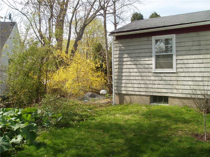 104 Beach Road Bristol, RI 02809 - Photo 17 of 21 View. WEST SIDE OF THE YARD/HOUSE