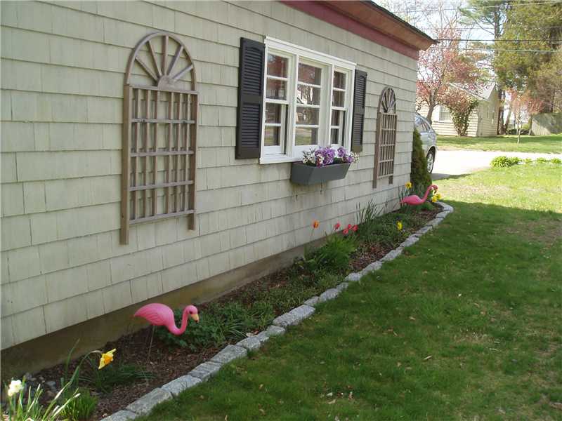 104 Beach Road Bristol, RI 02809 - Photo 18 of 21 Exterior Front. SIDE AREA BY THE GARAGE