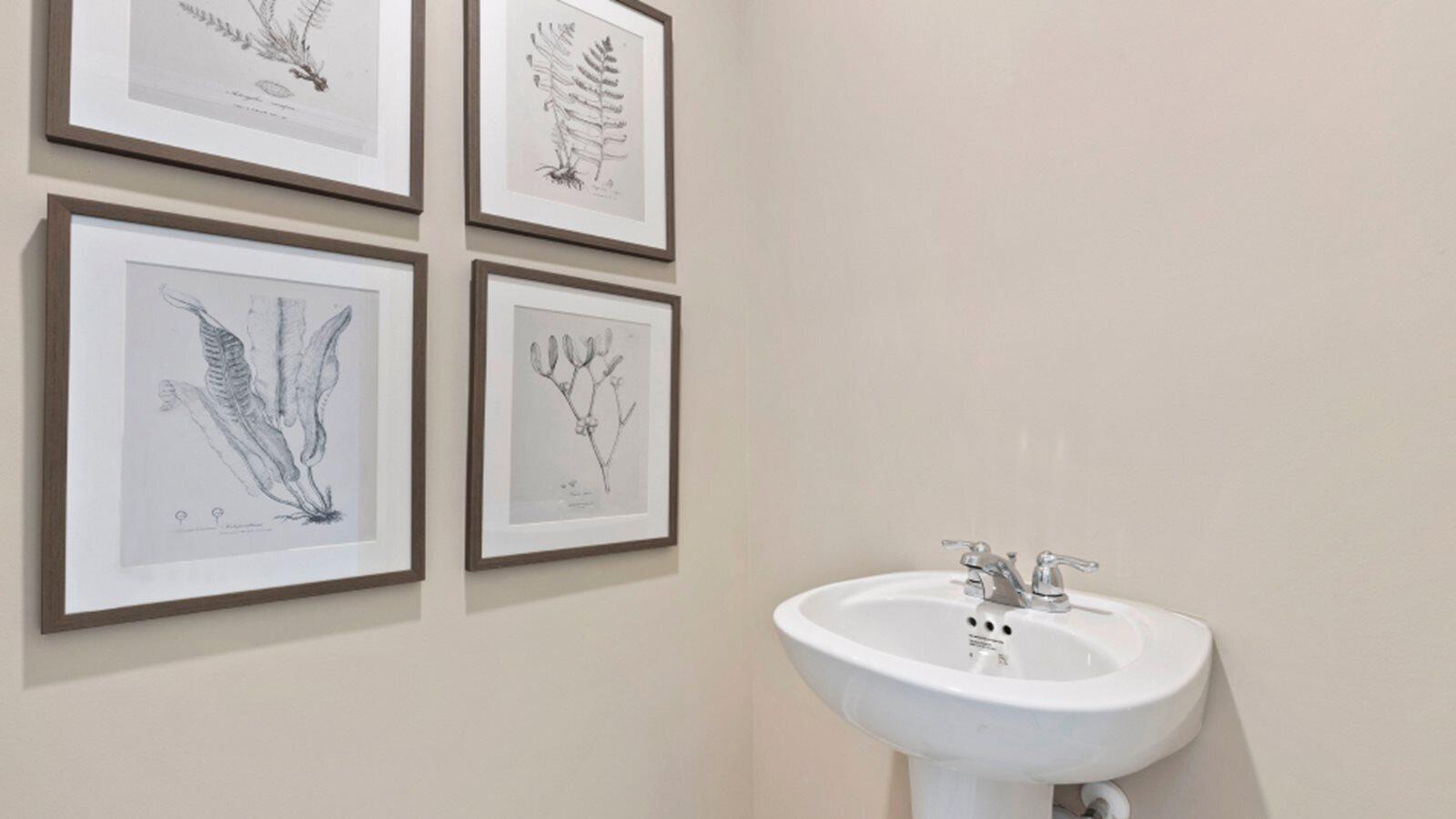 2211 Marigold Trail Palm Bay, FL 32907 - Photo 15 of 17 a bathroom with a sink and a mirror