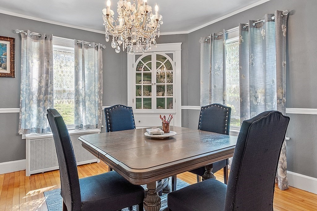 24 Maplewood Road Worcester, MA 01602 - Photo 11 of 42 a view of a dining room with furniture and window