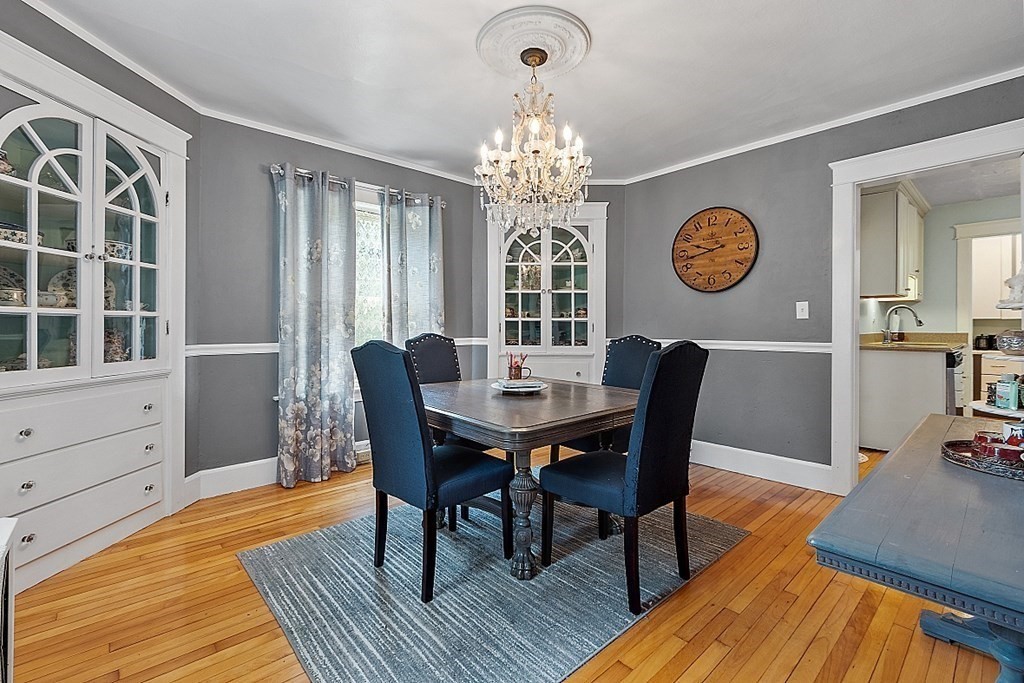 24 Maplewood Road Worcester, MA 01602 - Photo 12 of 42 a view of a dining room with furniture window and wooden floor