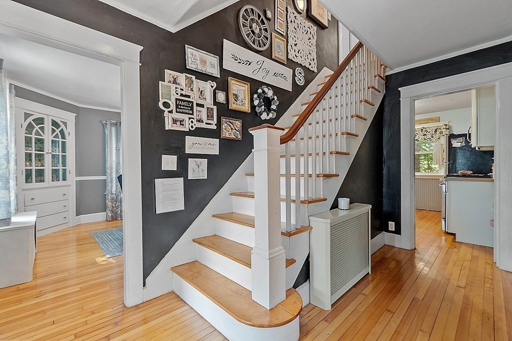 24 Maplewood Road Worcester, MA 01602 - Photo 10 of 42 a view of entryway and hall with wooden floor