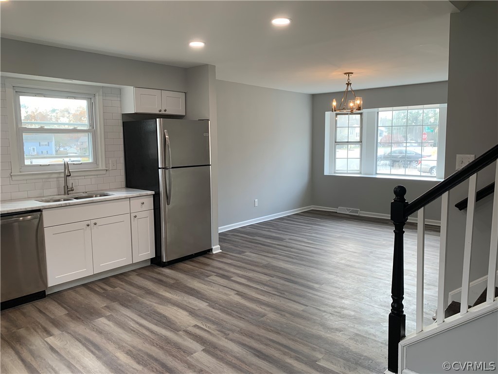 3001 Oxnard Road Richmond, VA 23223 - Photo 6 of 29 Part of kitchen, also showing front of house and t