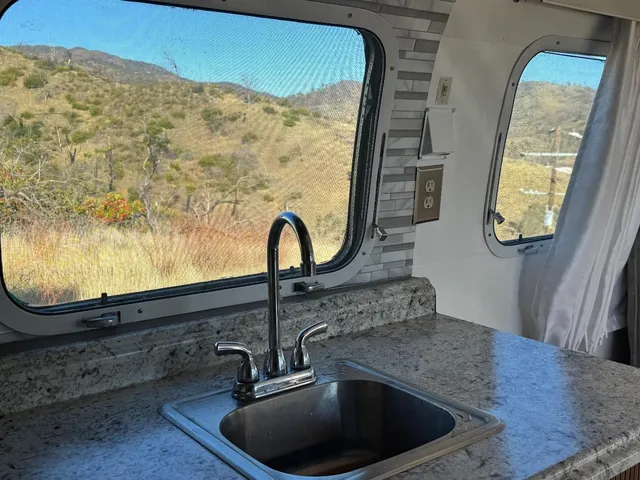 a close view of sink and tap