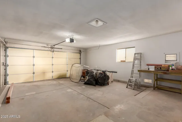 a view of a room with an entryway