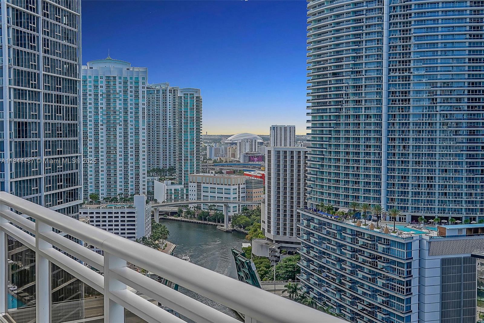 901 Brickell Key Boulevard, Unit 3204 Miami, FL 33131 - Photo 39 of 54 a view of a city with tall buildings