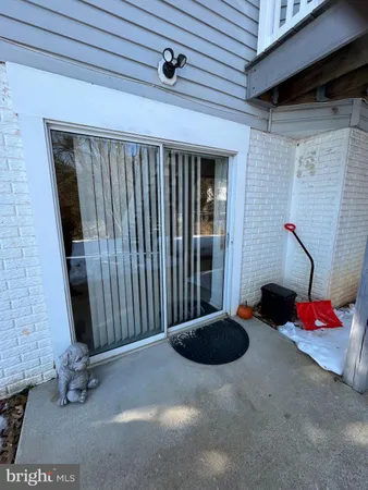 a view of outdoor space and garage