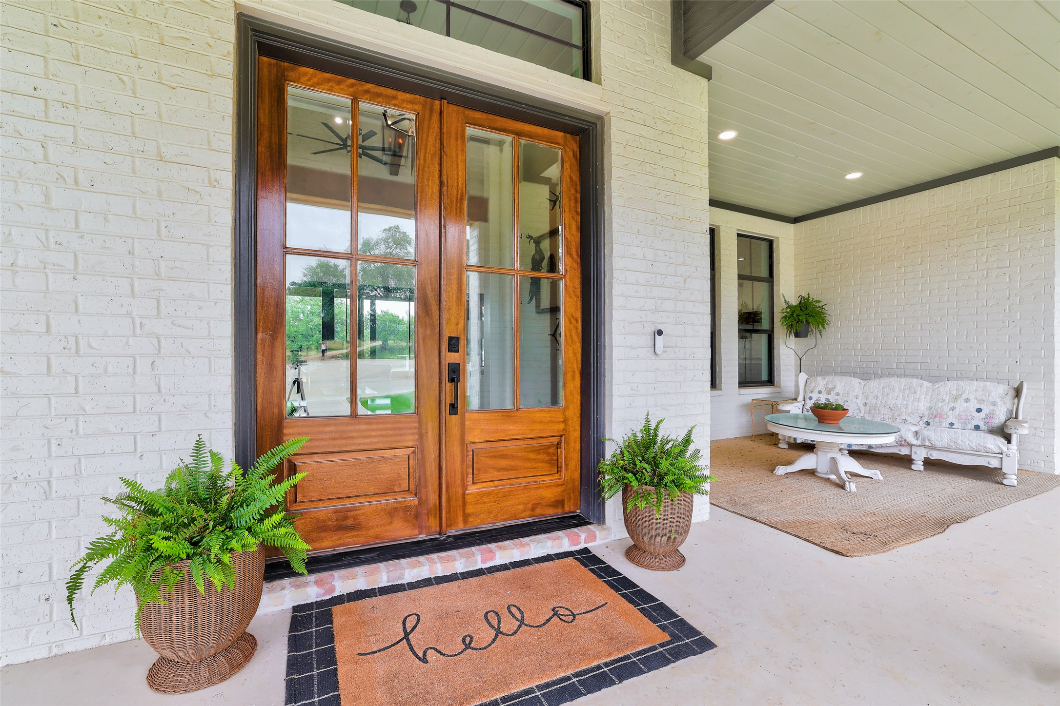 7670 Shiny Top Ranch Lane Salado, TX 76571 - Photo 4 of 40 a view of an entryway with a potted plant