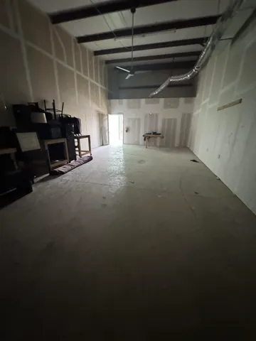 a view of storage and utility room