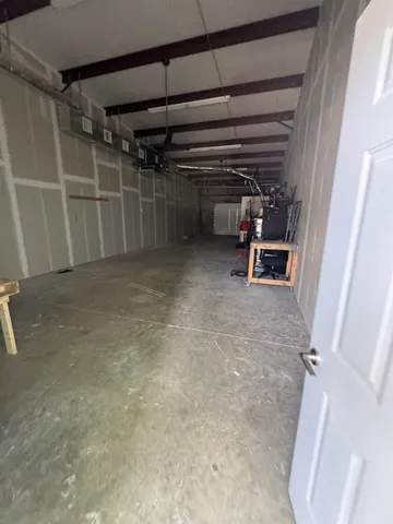 a view of storage and utility room