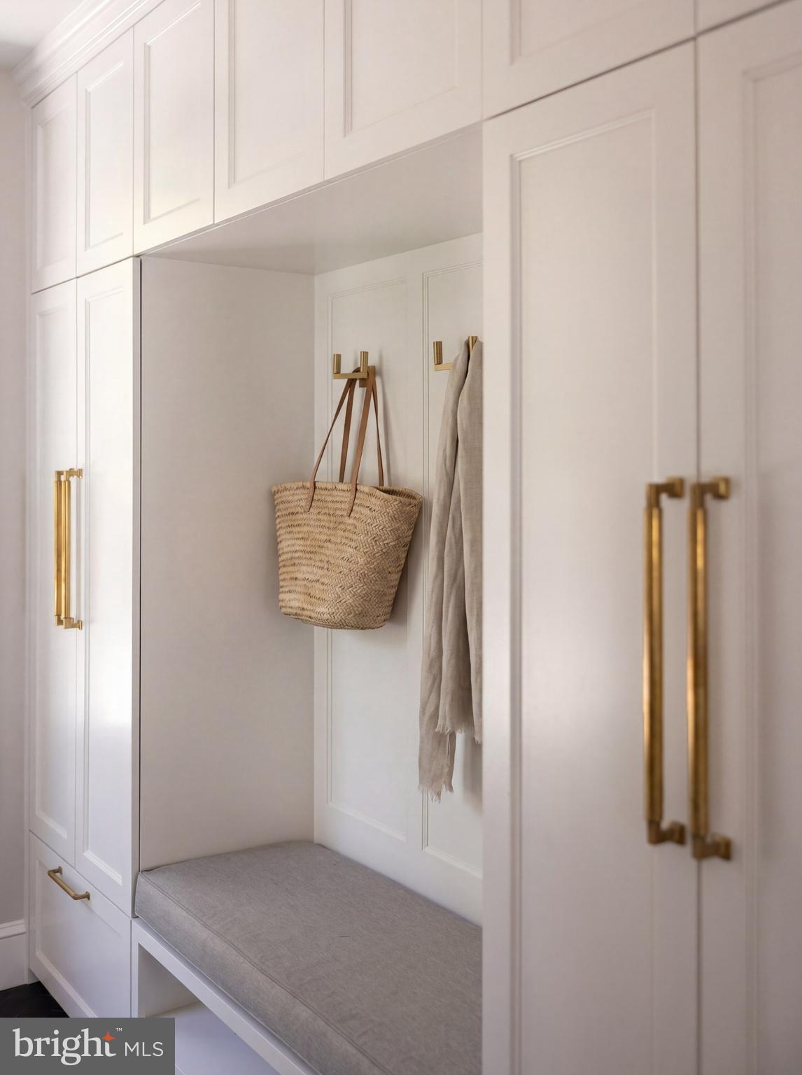 1704 Russell Road Alexandria, VA 22302 - Photo 15 of 44 Custom Millwork in the Mudroom off Kitchen