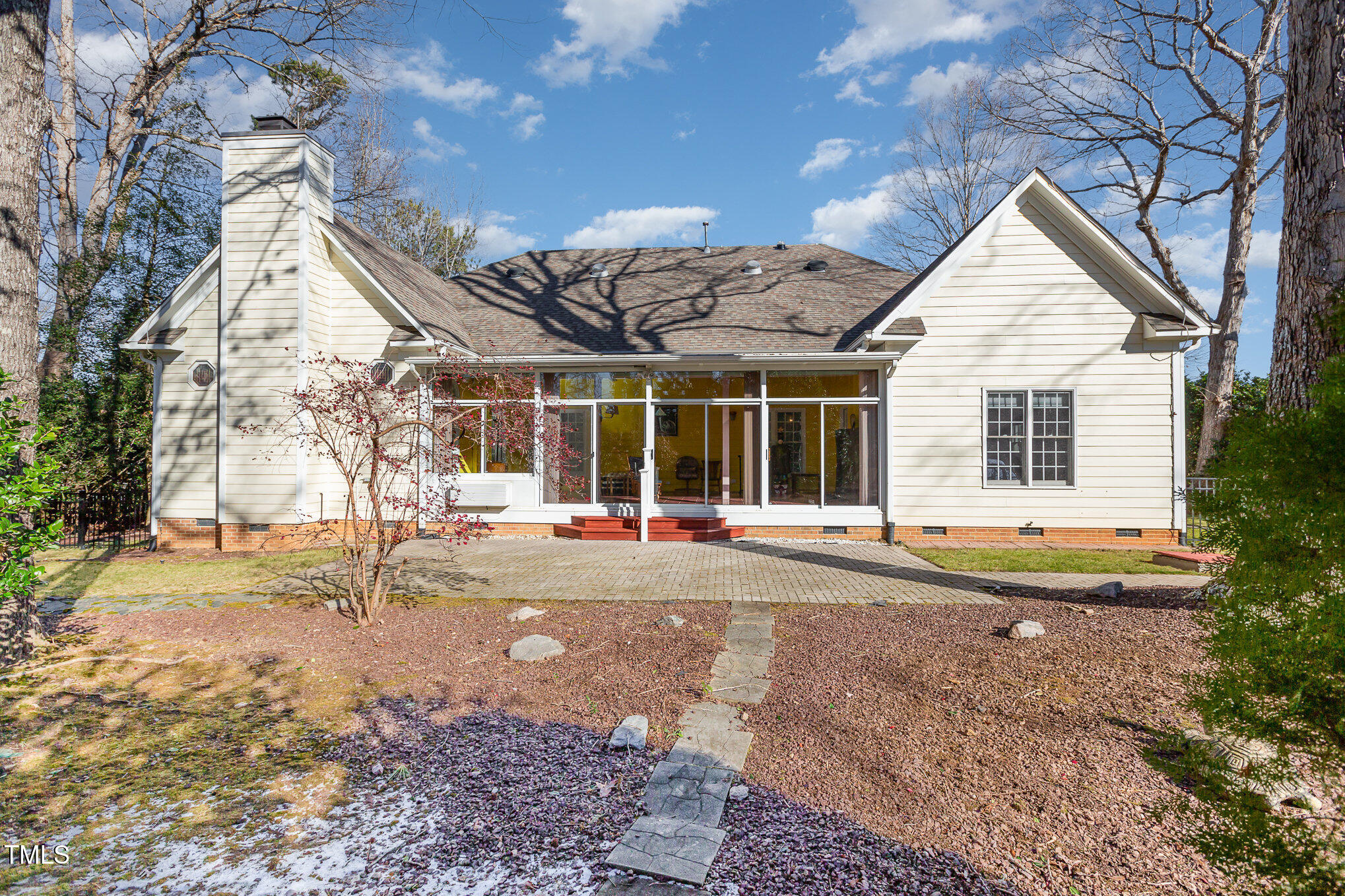 1508 High Holly Lane Raleigh, NC 27614 - Photo 39 of 46 a house view with a sitting space and garden space
