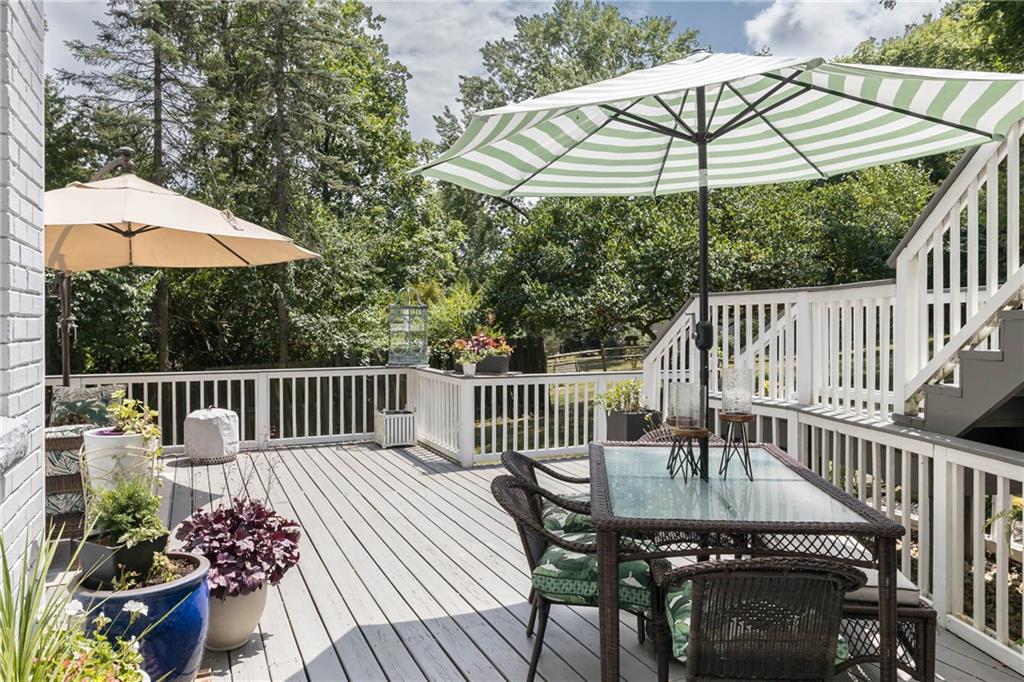 115 Edgecliff Road Carnegie, PA 15106 - Photo 36 of 43 Colossal level colossal rear deck with access to 1/2 acre yard