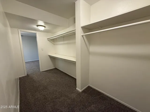 a view of a room with an empty space