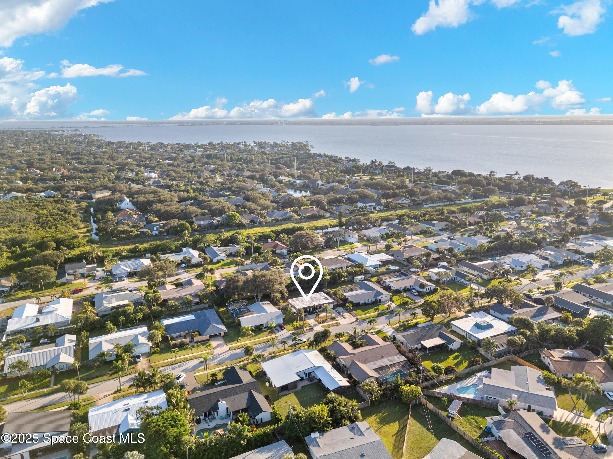 219 Sand Pine Road Indialantic, FL 32903 - Photo 37 of 38 an aerial view of multiple house