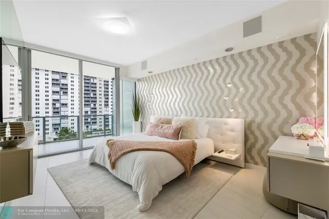 a view of a balcony with city view