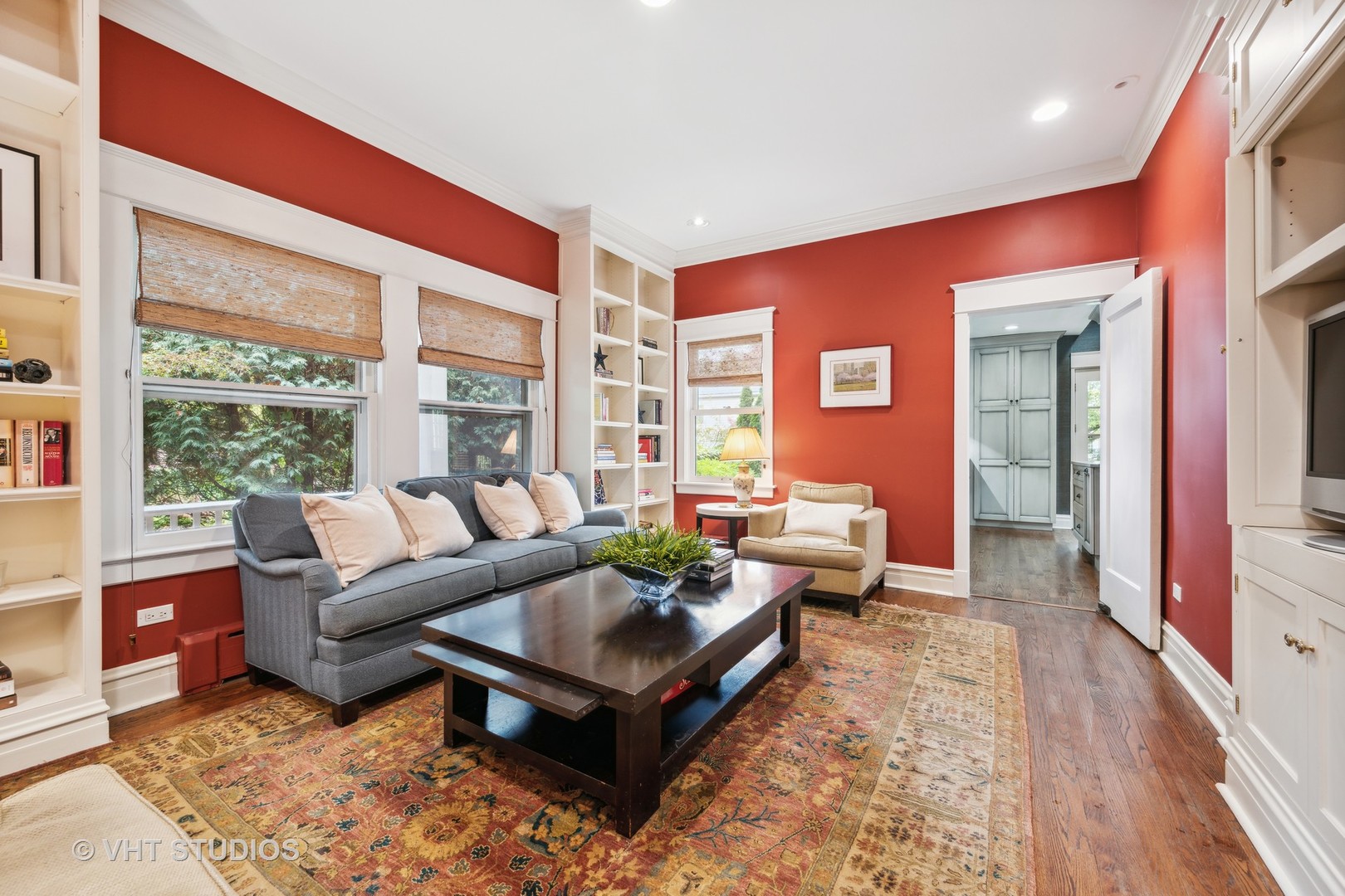 527 Cherry Street Winnetka, IL 60093 - Photo 15 of 43 a living room with furniture and large windows