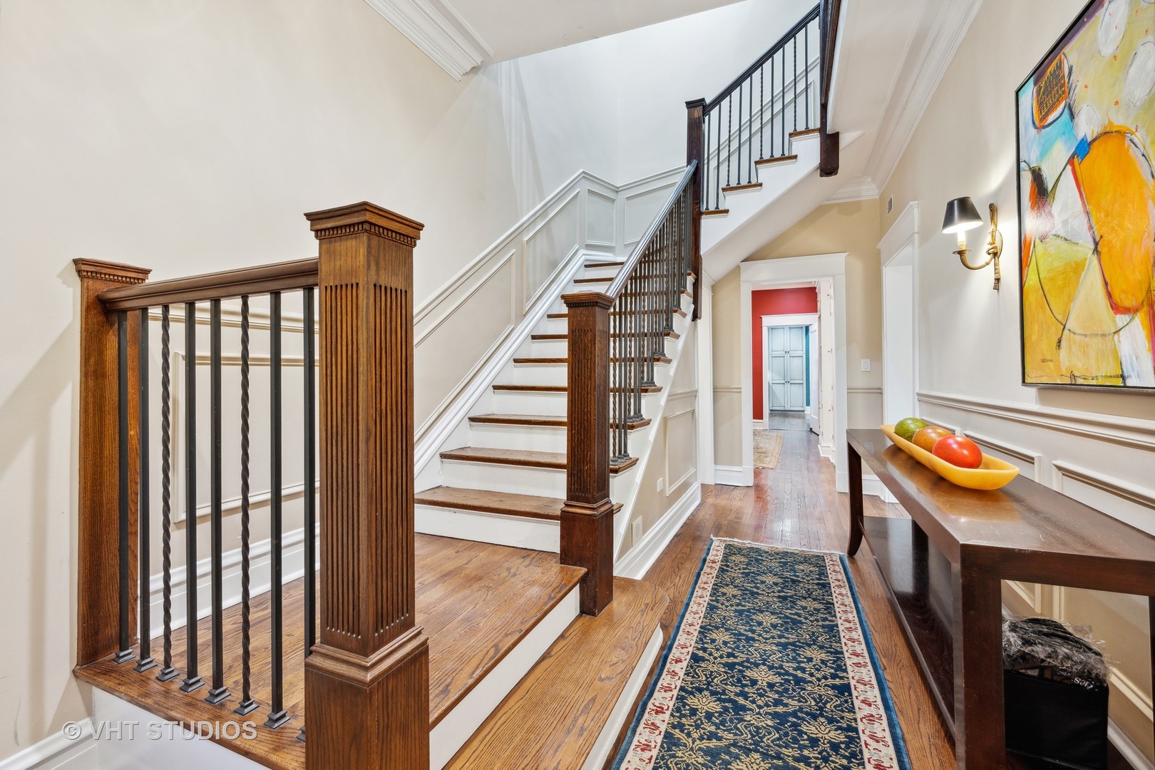 527 Cherry Street Winnetka, IL 60093 - Photo 18 of 43 a view of entryway and hall with wooden floor