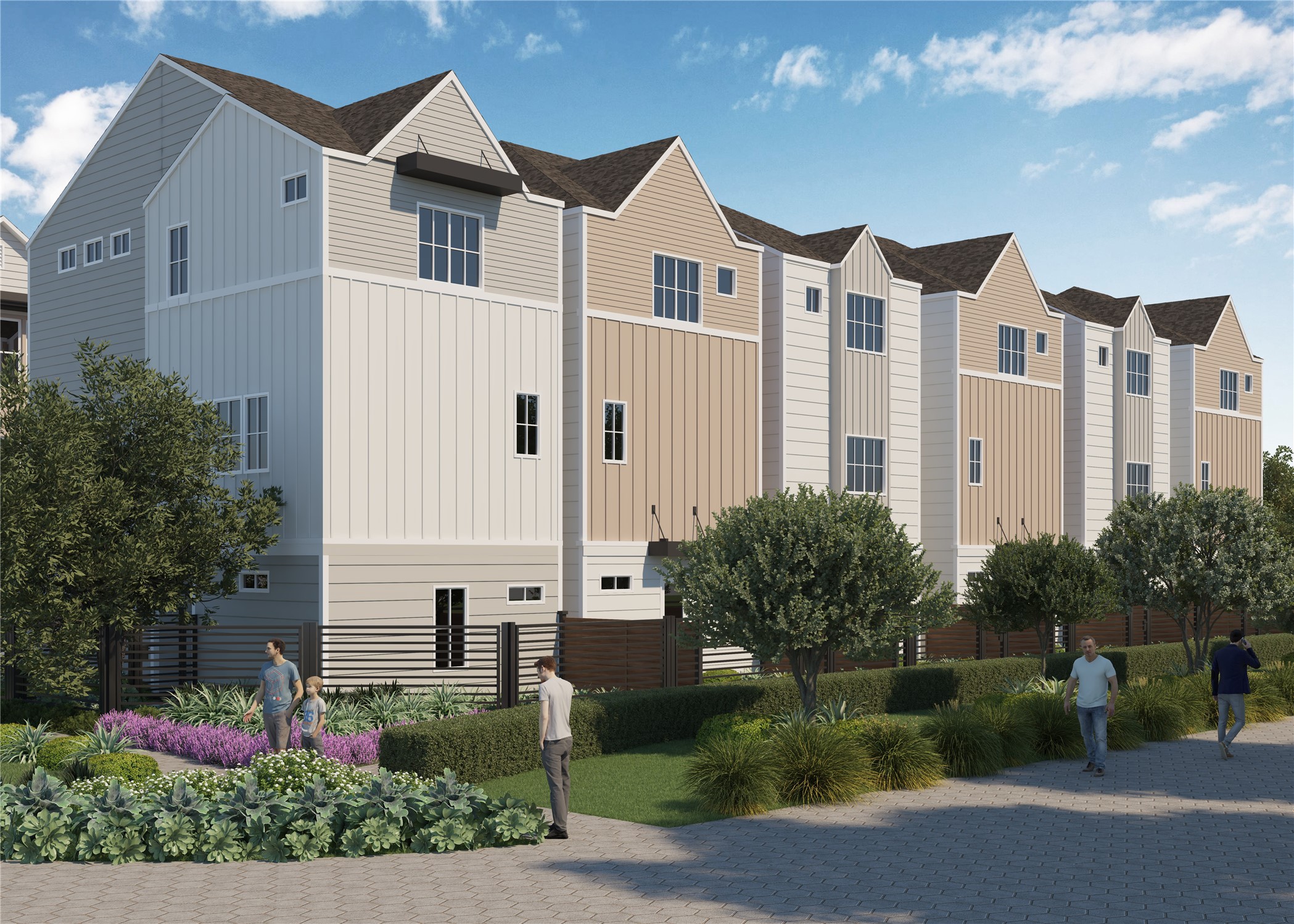 1106 Weiss Street Houston, TX 77009 - Photo 9 of 10 a front view of a house with a garden