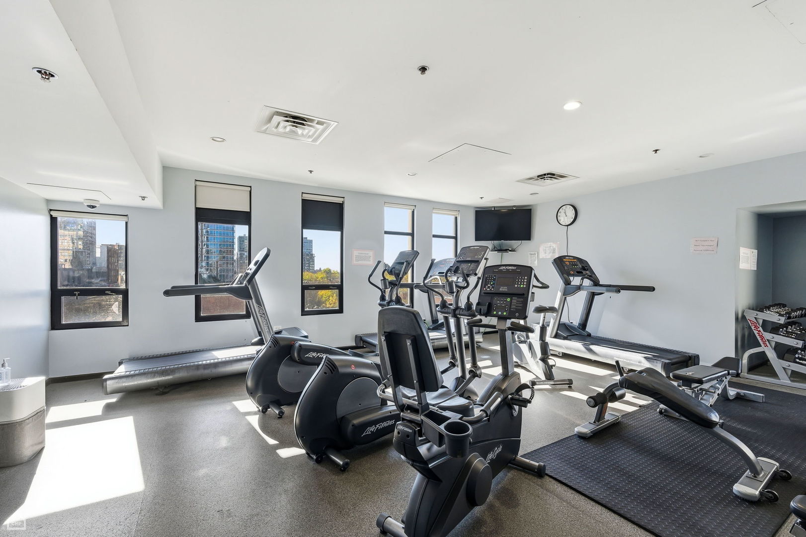 1255 South State Street, Unit 1701 Chicago, IL 60605 - Photo 17 of 21 a view of a room with gym equipment