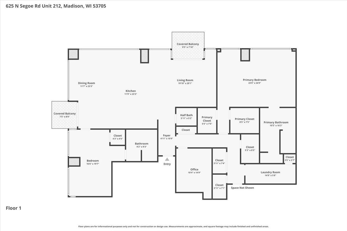 625 North Segoe Road, Unit 1100 Madison, WI 53705 - Photo 60 of 60
