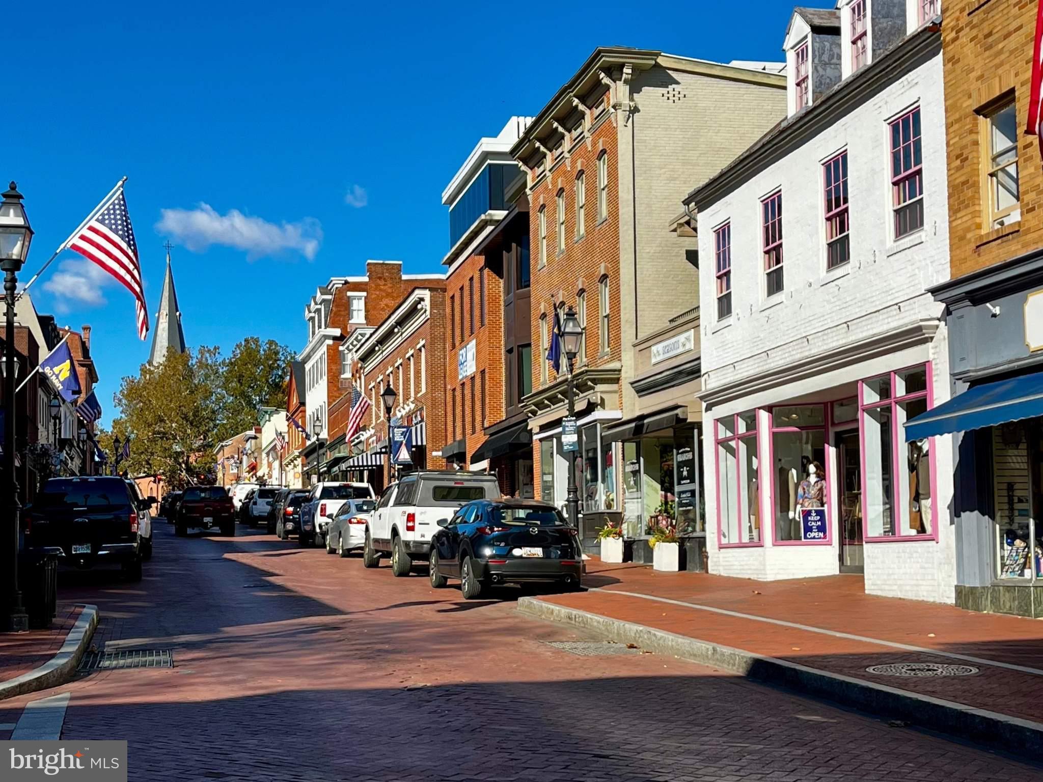 180 Main Street, Unit 202 Annapolis, MD 21401 - Photo 12 of 15 a view of a street with cars