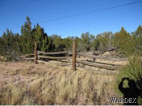 384 El Punta Seligman, AZ 86337 - Photo 1 of 3 a view of a yard with wooden fence