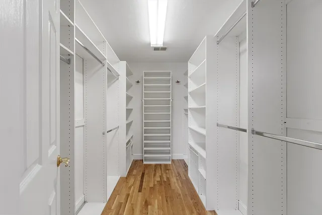 a view of walk in closet