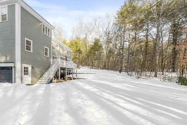 a view of a park with slide