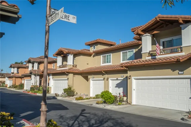 front view of a building with a street