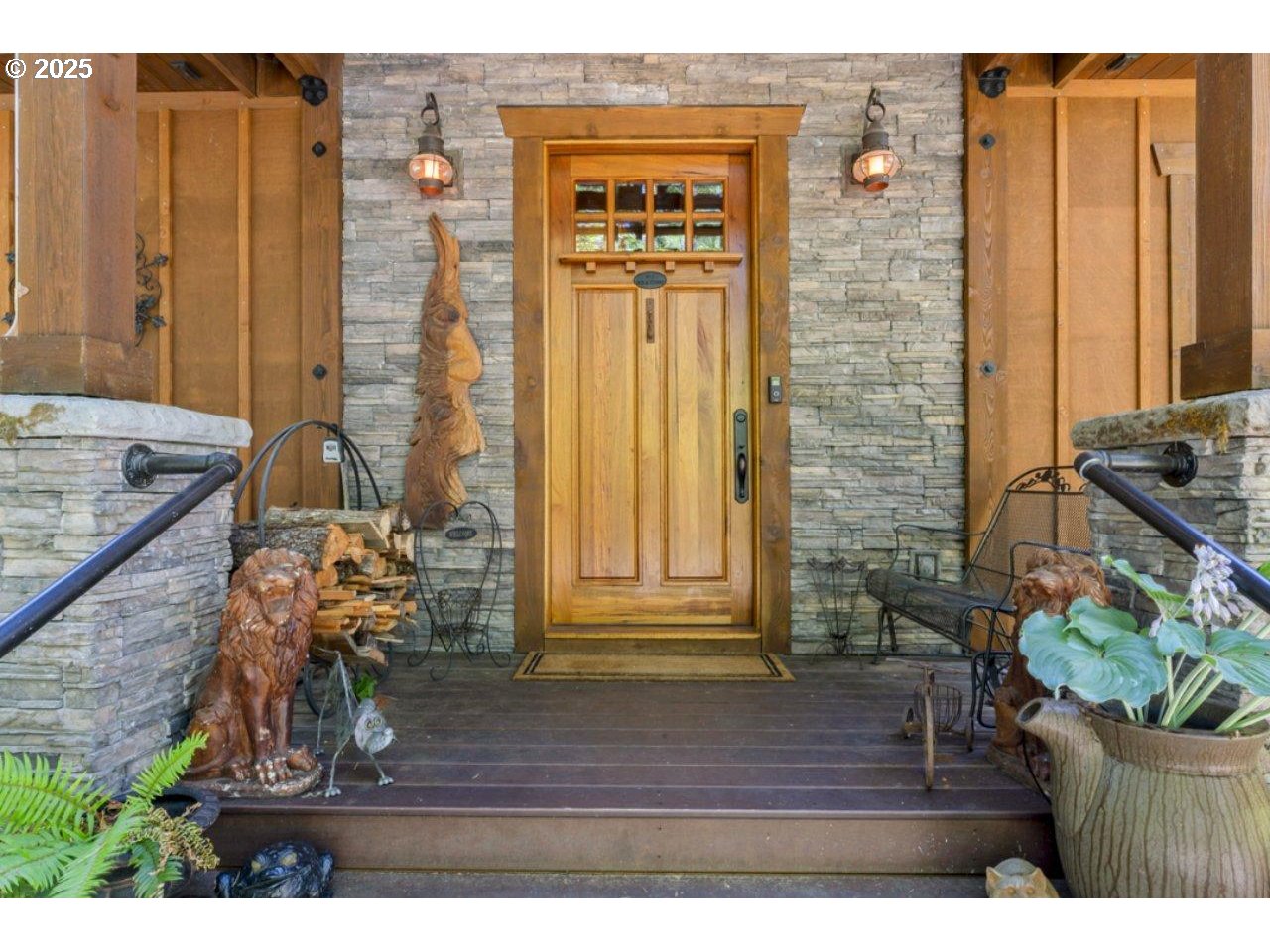 55590 McKenzie River Drive Blue River, OR 97413 - Photo 42 of 45 a view of entryway with wooden floor