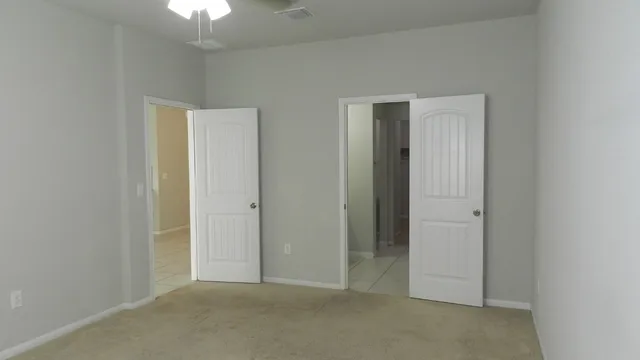 a view of an empty room