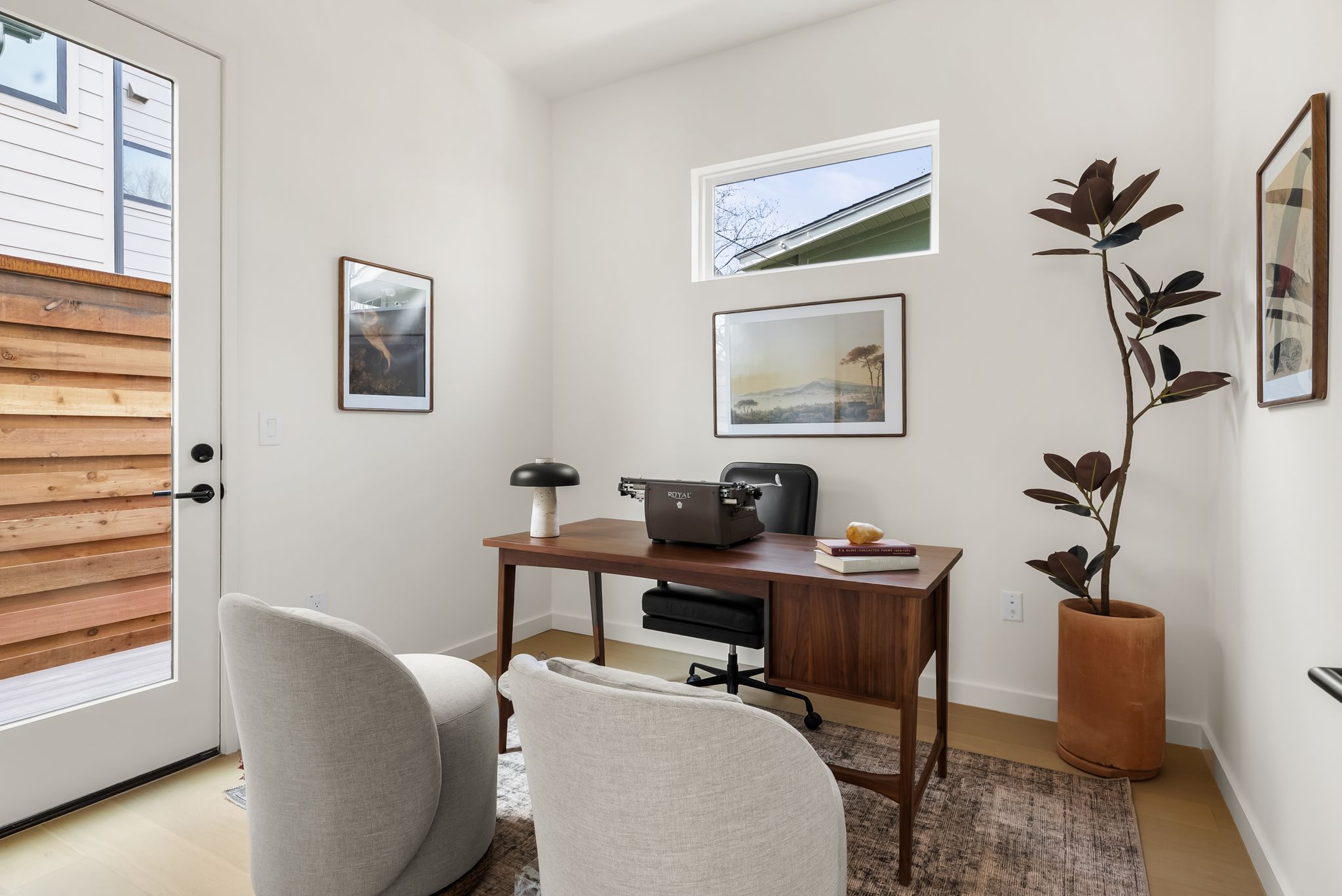 2401 East 18th Street Austin, TX 78702 - Photo 20 of 36 Downstairs guest bathroom with deck access