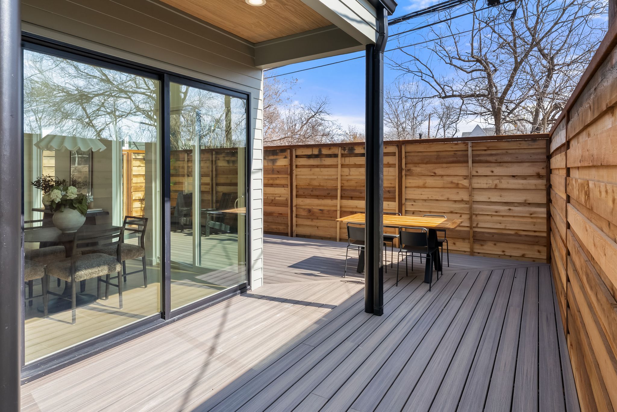 2401 East 18th Street Austin, TX 78702 - Photo 31 of 36 Downstairs wrap around Trex deck