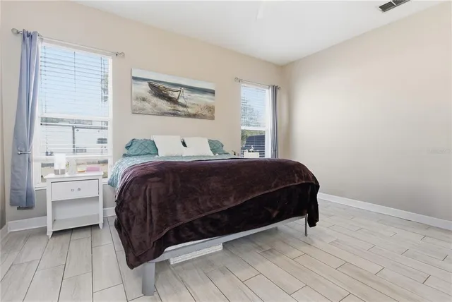 a room with furniture and a chandelier