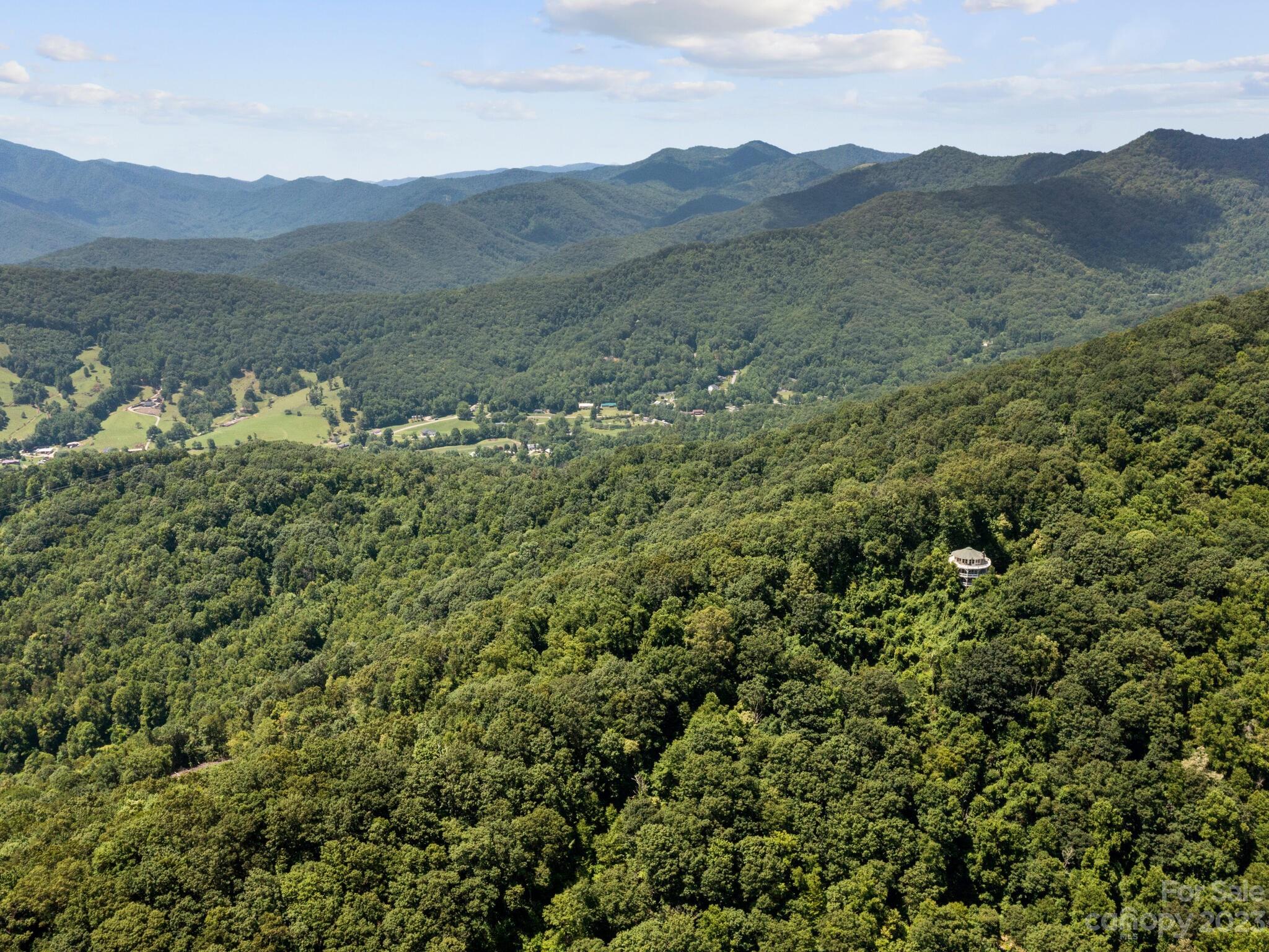 39 Rising Sun Road Candler, NC 28715 - Photo 17 of 41 a view of a lush green hillside and a houses
