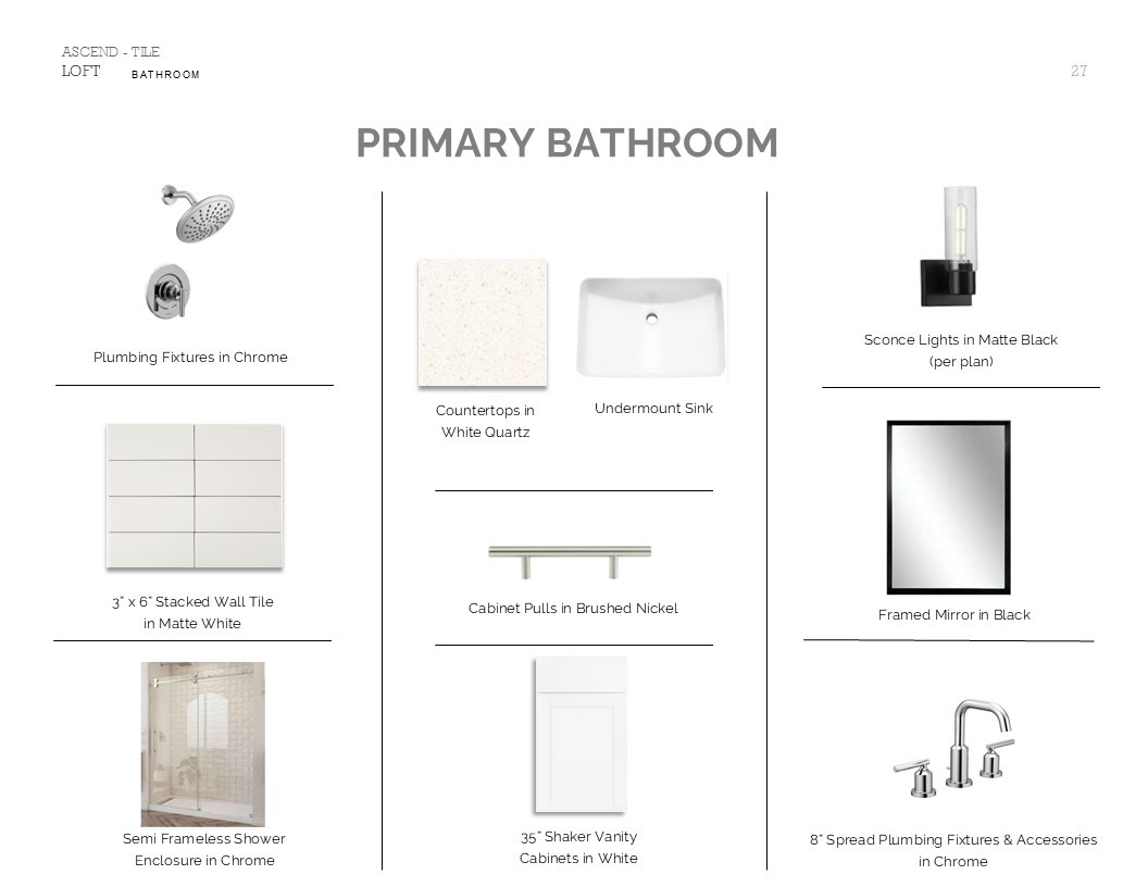 7807 Jasper Mdws Way Angleton, TX 77515 - Photo 22 of 26 Loft Look Palette 6: Primary Bathroom (*Artist rendering used for illustration purposes only.)