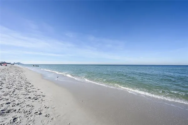 a view of an ocean beach