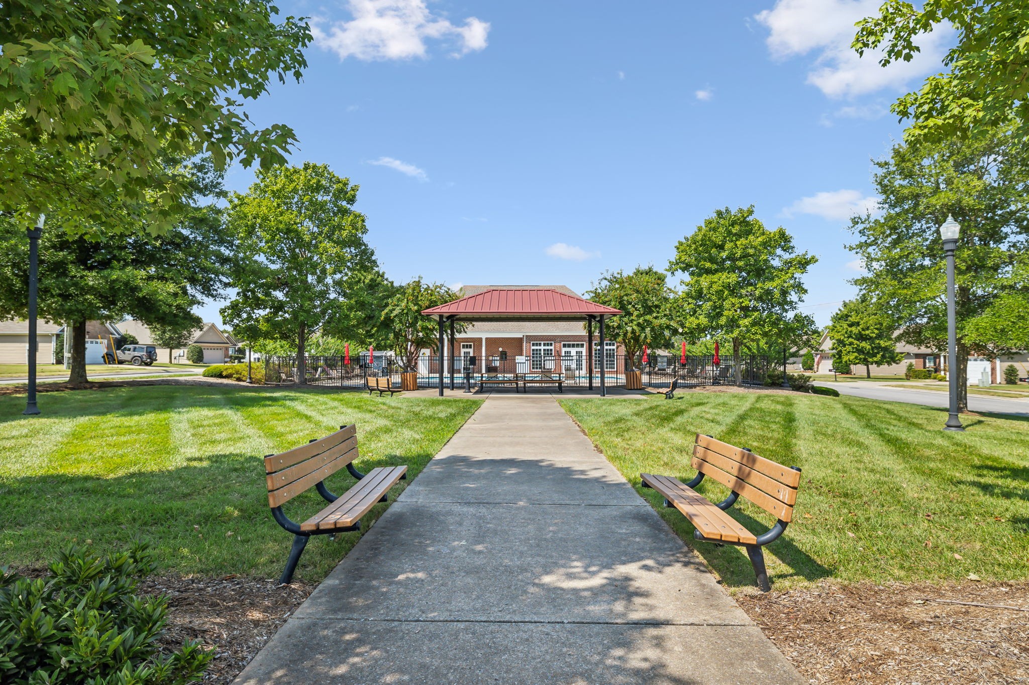 1229 Mayflower Way Lebanon, TN 37087 - Photo 5 of 42 a view of yard with swimming pool and green space