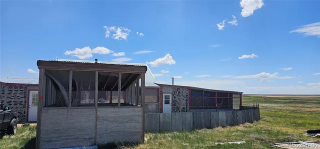 a view of a house with a patio