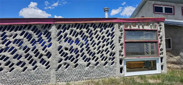 a view of a fireplace in a room