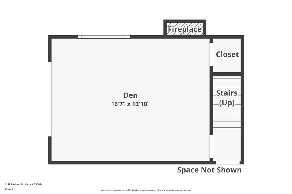 1238 Barbara Drive Vista, CA 92084 - Photo 47 of 49 Den and garage on lower level