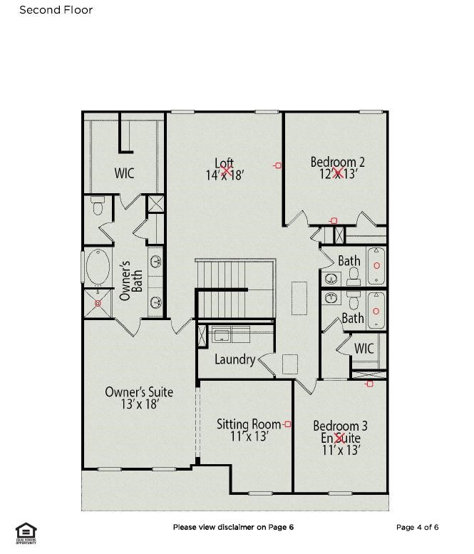 3401 Cross Timber Lane, Unit 61 Raleigh, NC 27603 - Photo 3 of 3 2nd Floor Plan