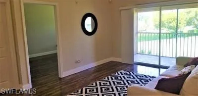 a view of empty room