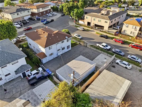 an aerial view of a