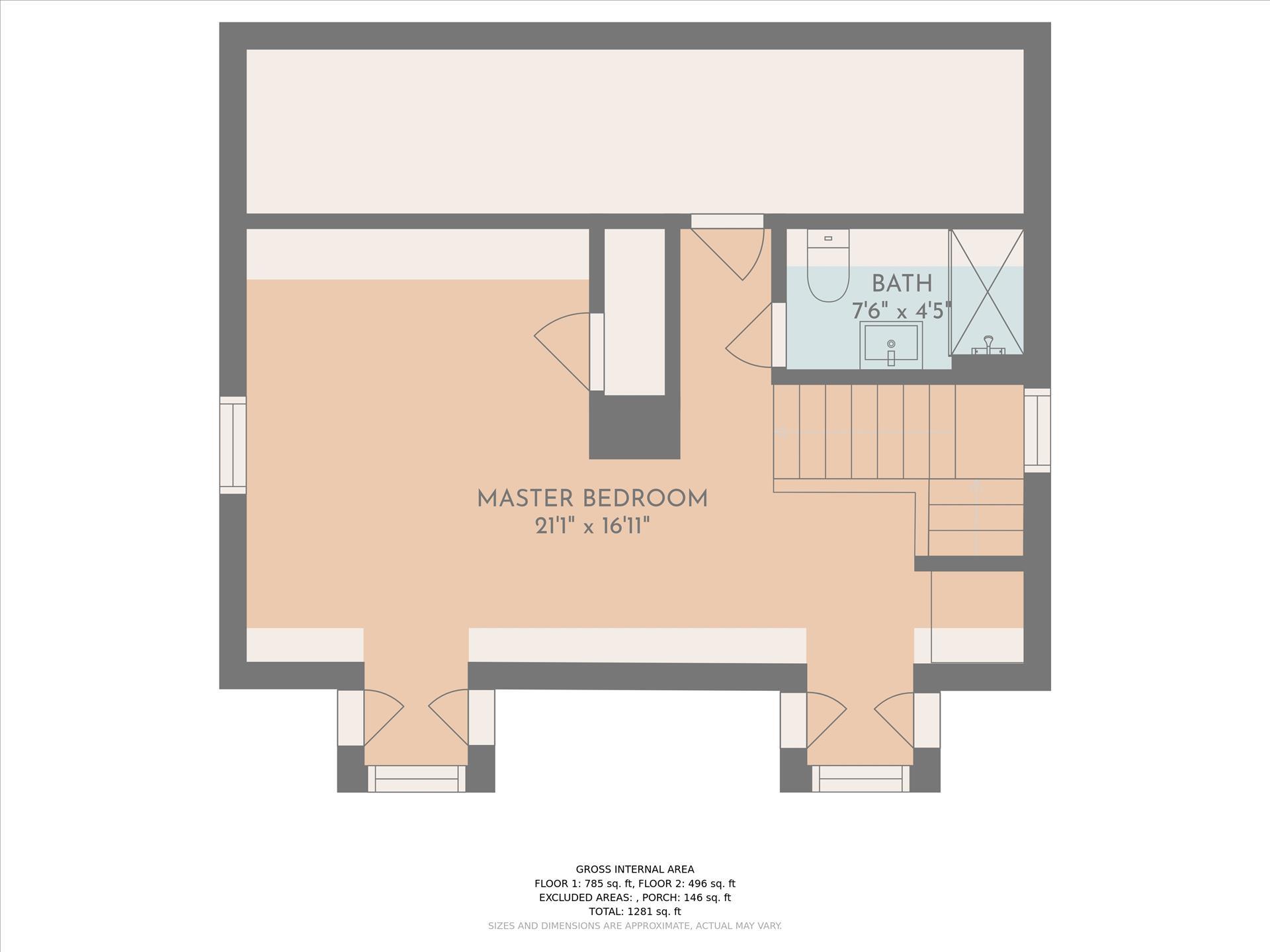 156 Ridgeview Circle Roanoke, VA 24019 - Photo 36 of 36 Floor Plans - 156 Ridgeview (Upper)